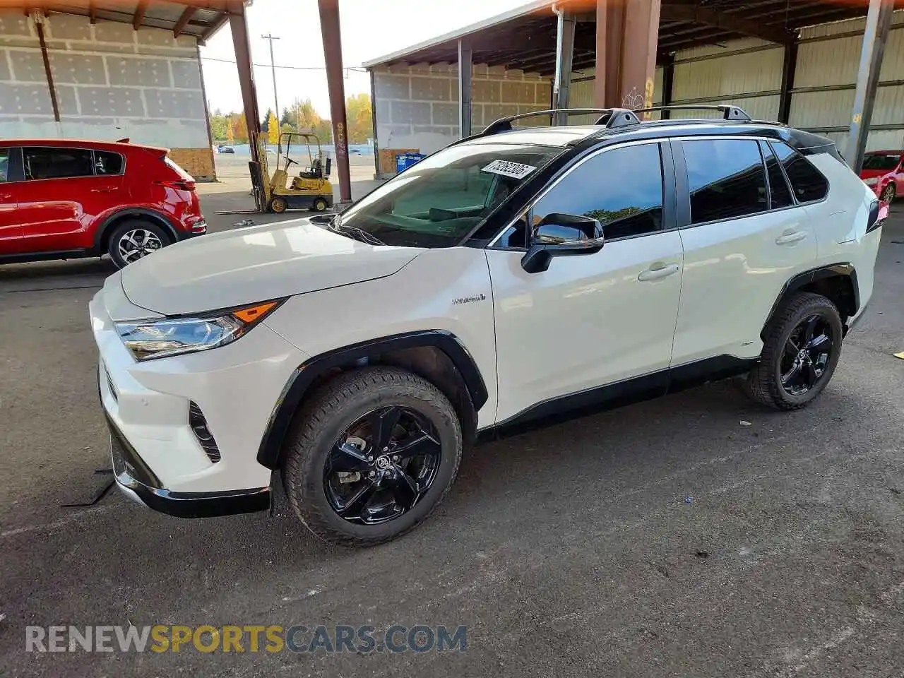 1 Photograph of a damaged car 4T3E6RFV9MU008353 TOYOTA RAV4 2021