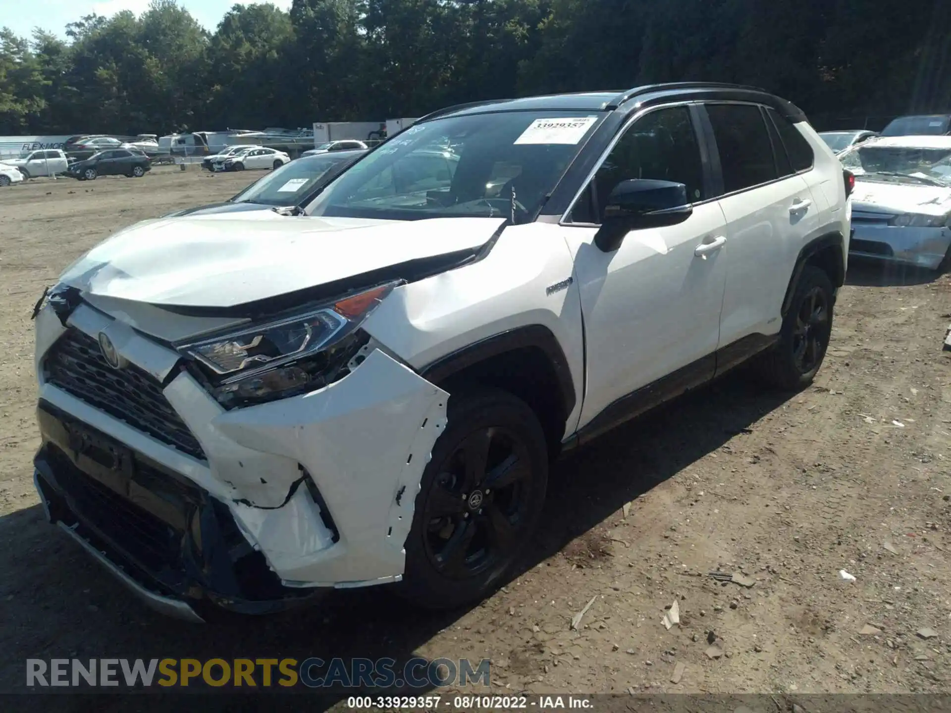 2 Photograph of a damaged car 4T3E6RFV9MU022219 TOYOTA RAV4 2021
