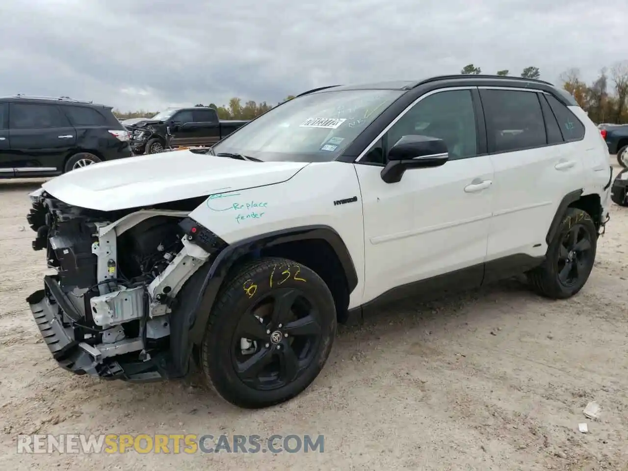 1 Photograph of a damaged car 4T3E6RFV9MU045838 TOYOTA RAV4 2021