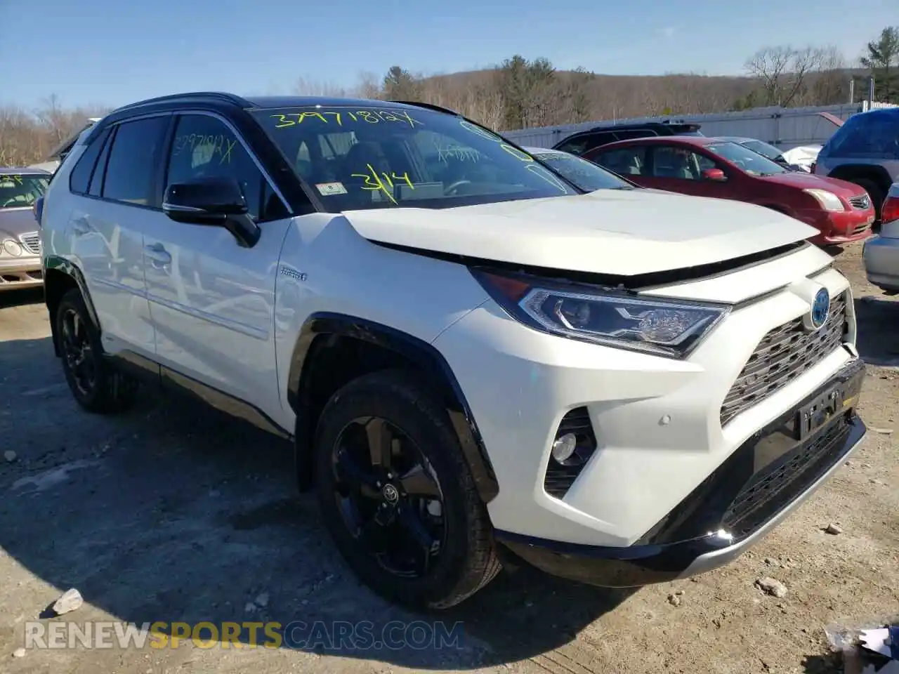 1 Photograph of a damaged car 4T3E6RFV9MU048075 TOYOTA RAV4 2021