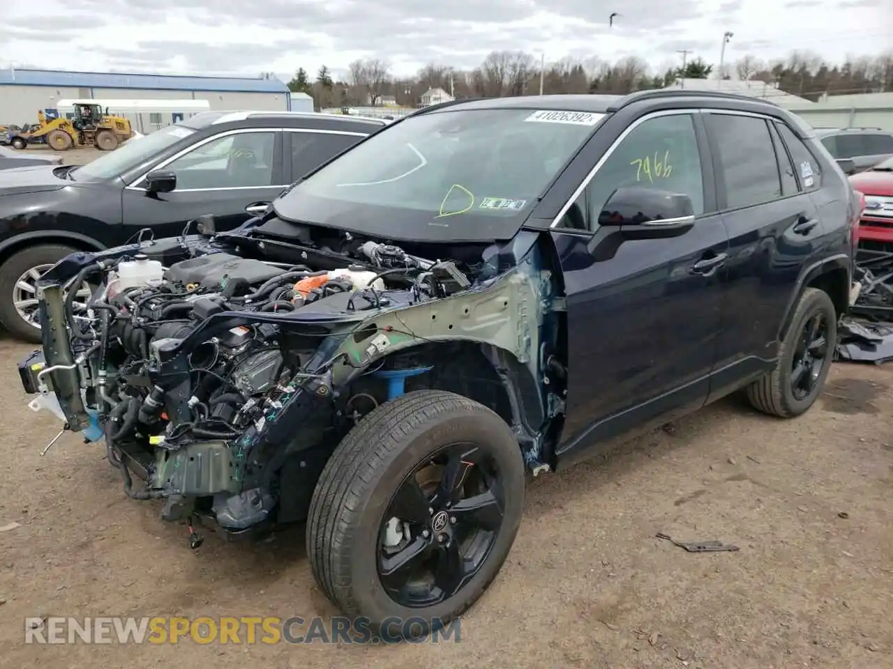 2 Photograph of a damaged car 4T3E6RFV9MU059450 TOYOTA RAV4 2021