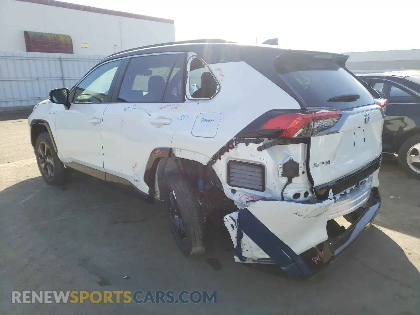 3 Photograph of a damaged car 4T3E6RFVXMU014825 TOYOTA RAV4 2021