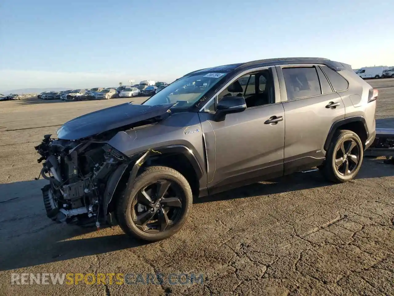 1 Photograph of a damaged car 4T3E6RFVXMU034329 TOYOTA RAV4 2021
