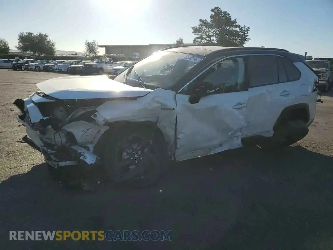 1 Photograph of a damaged car 4T3E6RFVXMU054998 TOYOTA RAV4 2021
