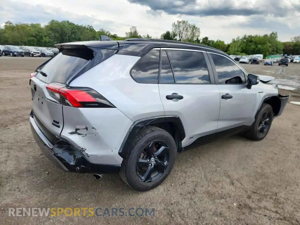 3 fotografías del automóvil dañado 4T3E6RFVXMU059201 TOYOTA RAV4 2021