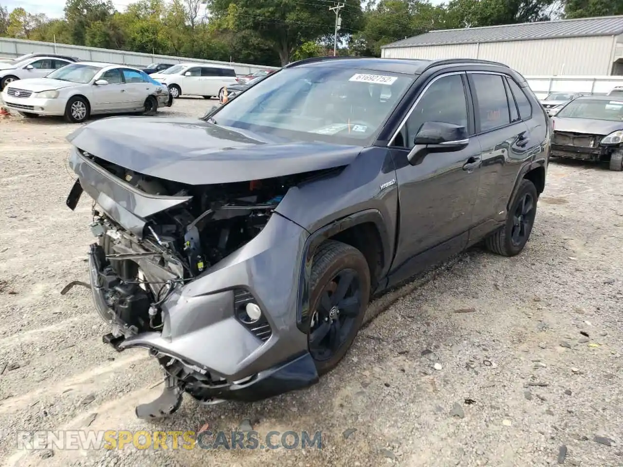 2 Photograph of a damaged car 4T3E6RFVXMU063555 TOYOTA RAV4 2021