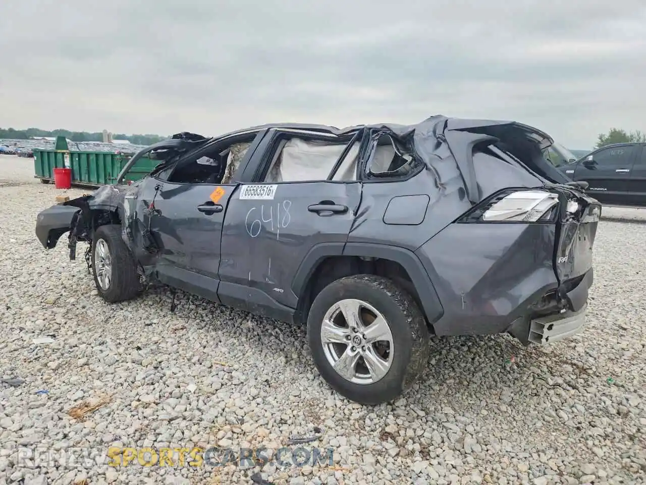 2 Photograph of a damaged car 4T3L6RFV3MU026418 TOYOTA RAV4 2021