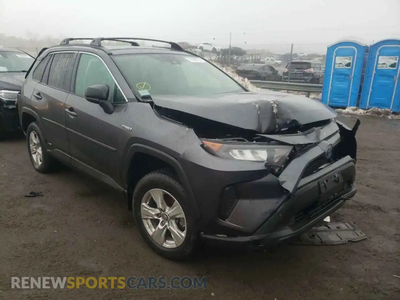 1 Photograph of a damaged car 4T3L6RFV4MU008557 TOYOTA RAV4 2021
