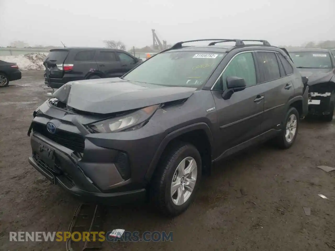 2 Photograph of a damaged car 4T3L6RFV4MU008557 TOYOTA RAV4 2021