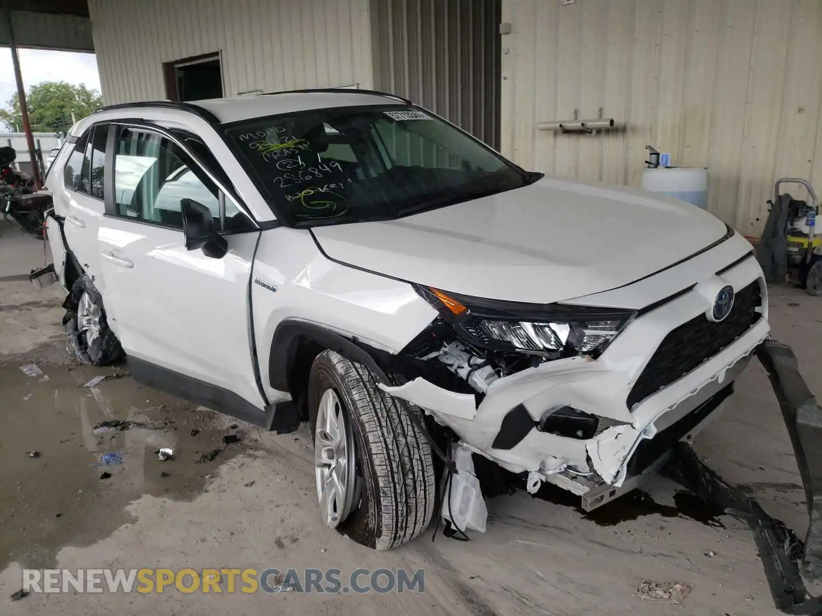 1 fotografías del automóvil dañado 4T3L6RFV6MU020385 TOYOTA RAV4 2021