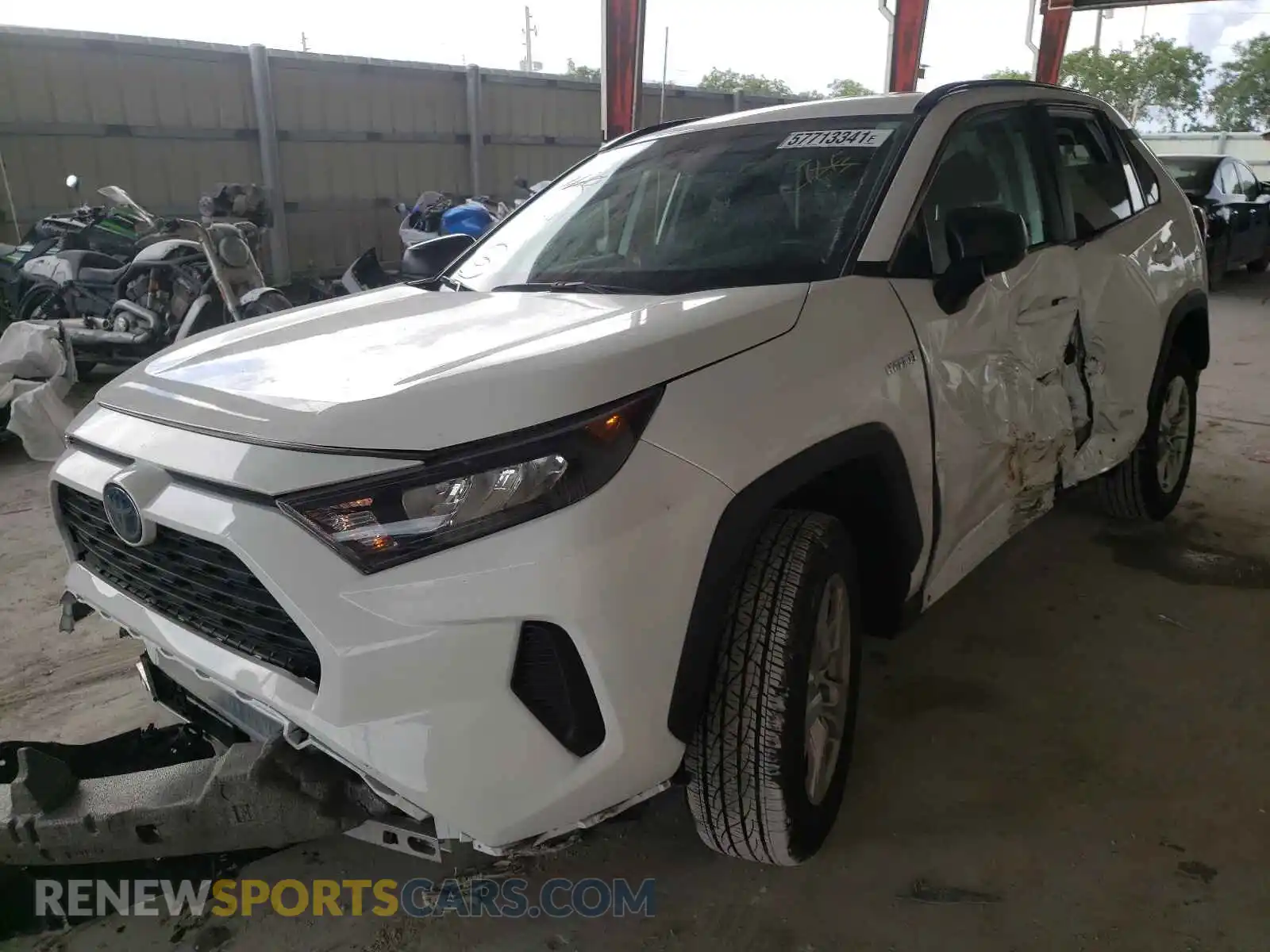 2 fotografías del automóvil dañado 4T3L6RFV6MU020385 TOYOTA RAV4 2021