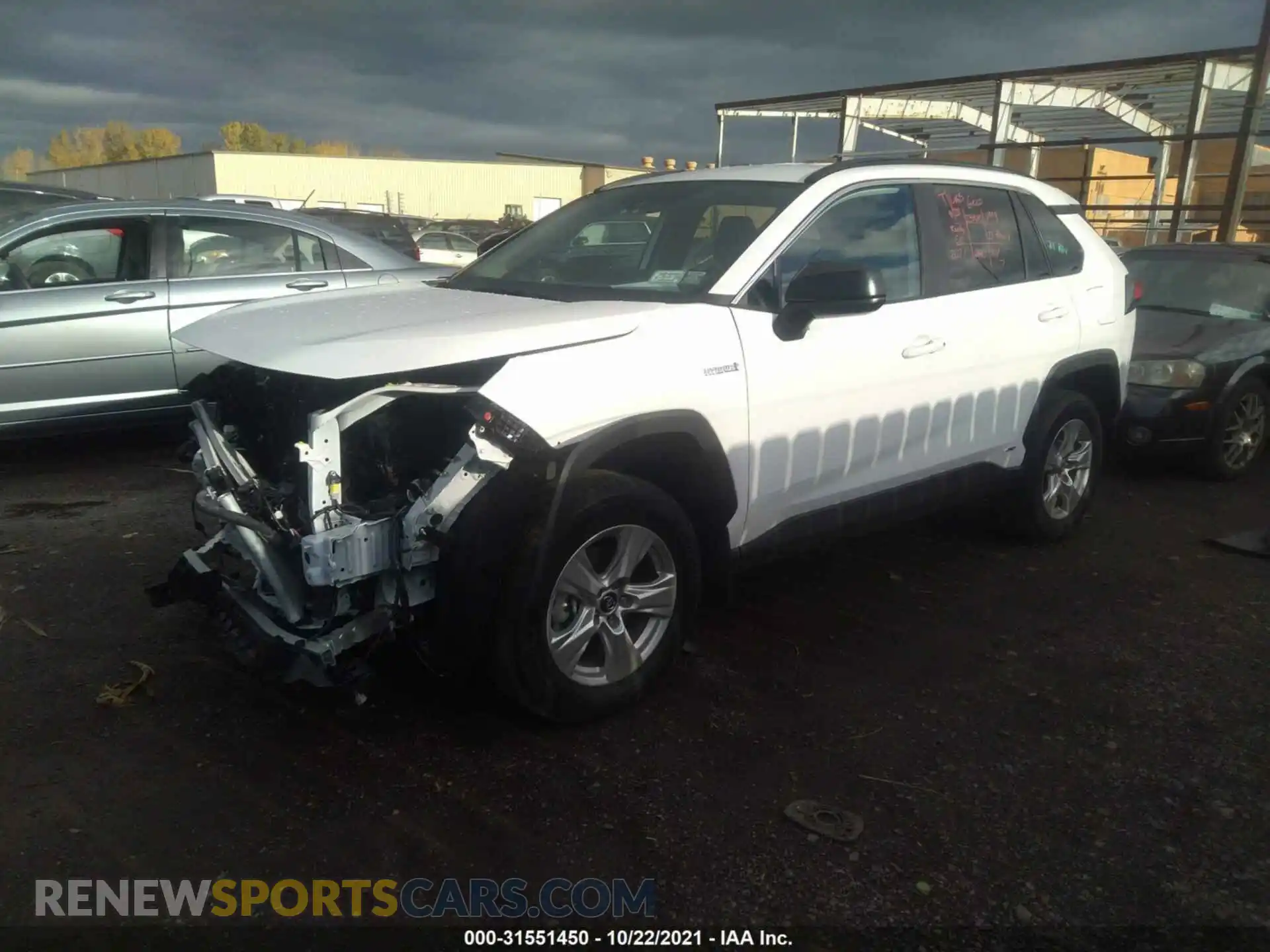 2 Фотография поврежденного автомобиля 4T3L6RFV6MU025862 TOYOTA RAV4 2021