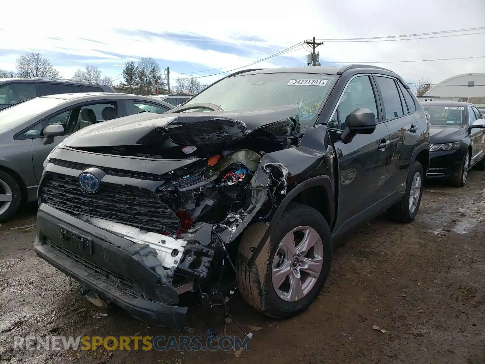 2 Photograph of a damaged car 4T3L6RFV9MU016461 TOYOTA RAV4 2021