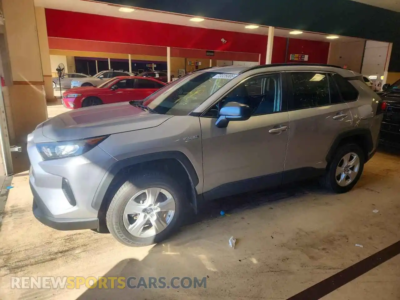 1 Photograph of a damaged car 4T3L6RFV9MU021188 TOYOTA RAV4 2021