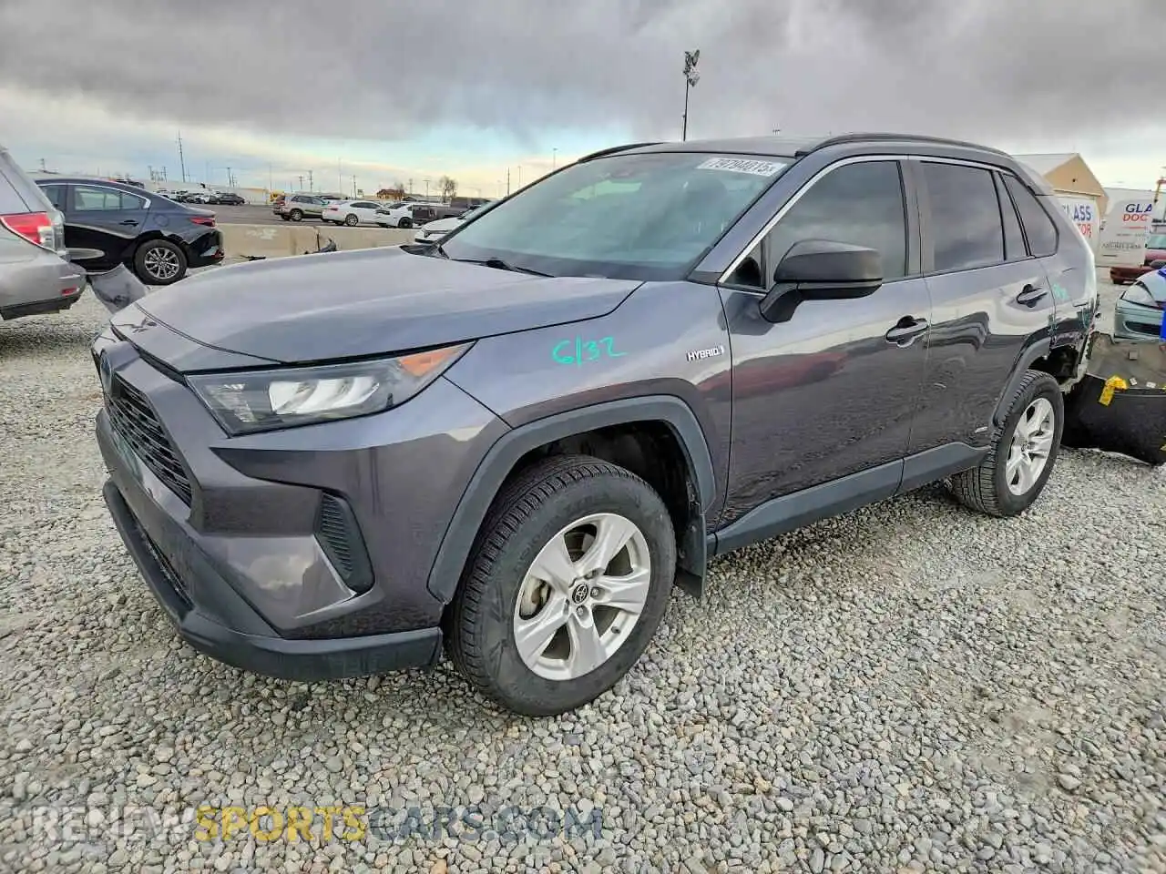 1 Photograph of a damaged car 4T3LWRFV2MU013109 TOYOTA RAV4 2021