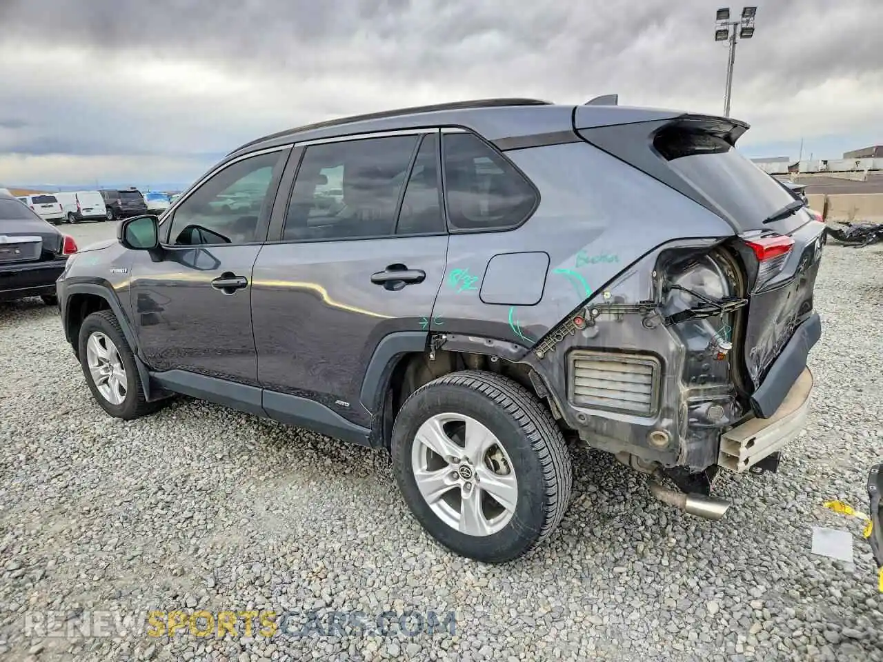 2 Photograph of a damaged car 4T3LWRFV2MU013109 TOYOTA RAV4 2021
