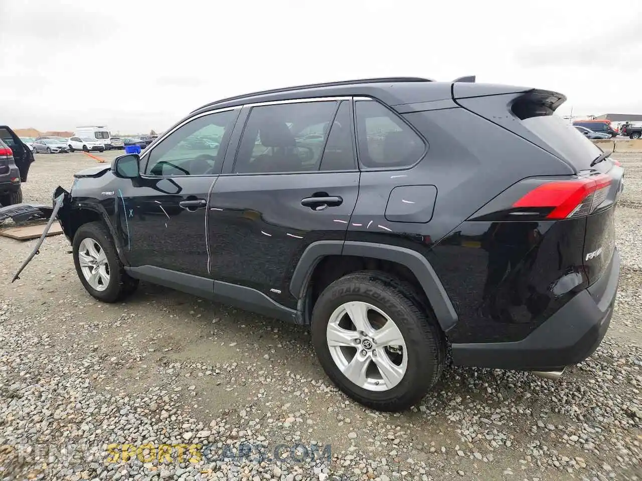2 Photograph of a damaged car 4T3LWRFV2MU016737 TOYOTA RAV4 2021