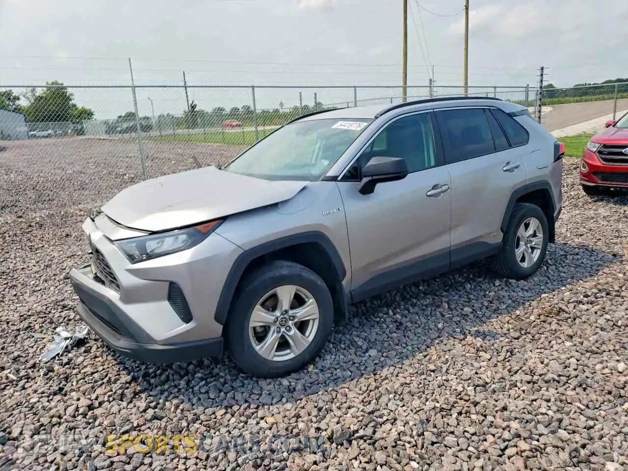 1 Photograph of a damaged car 4T3LWRFV2MU039905 TOYOTA RAV4 2021