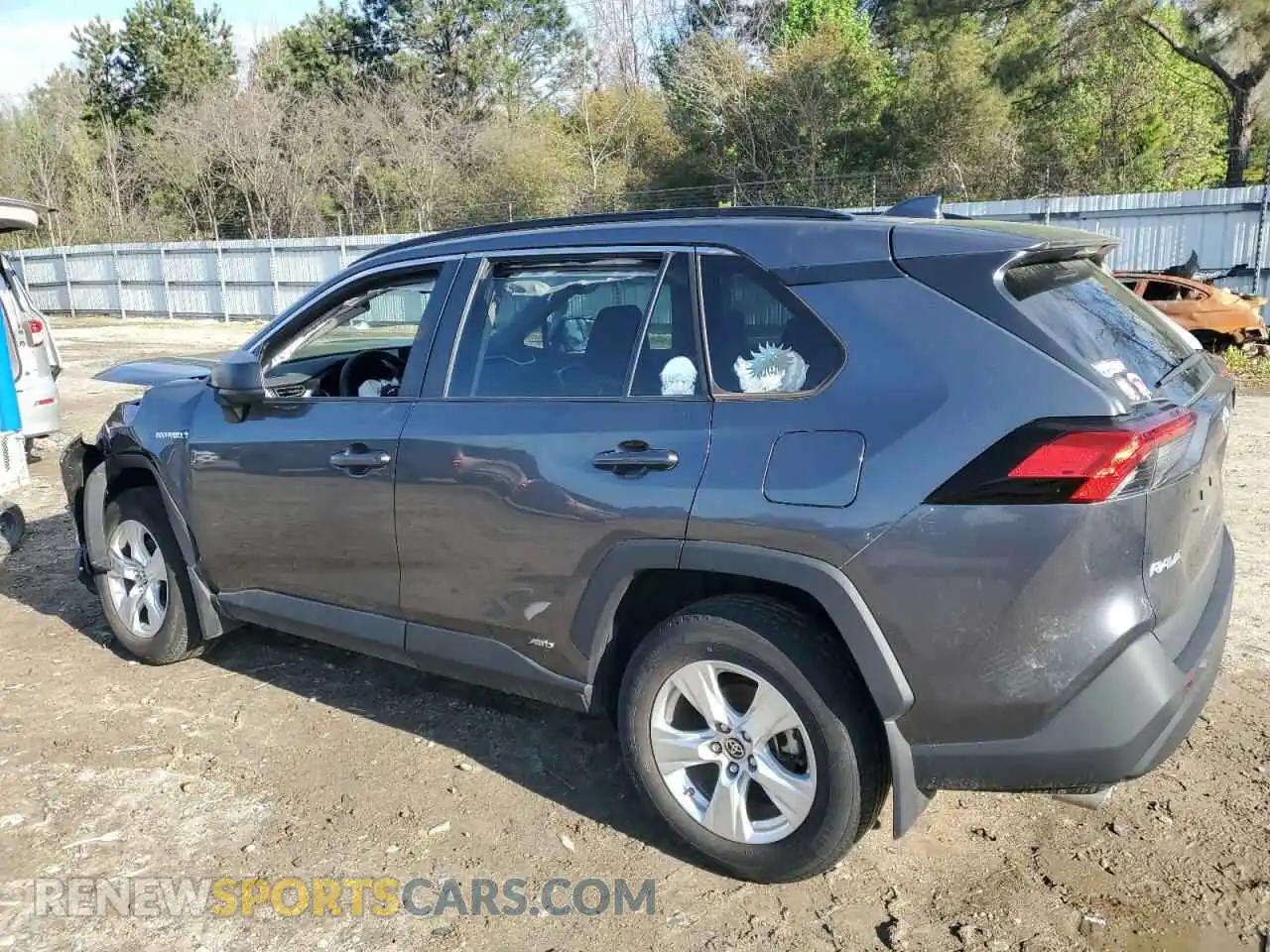 2 Photograph of a damaged car 4T3LWRFV3MU019307 TOYOTA RAV4 2021