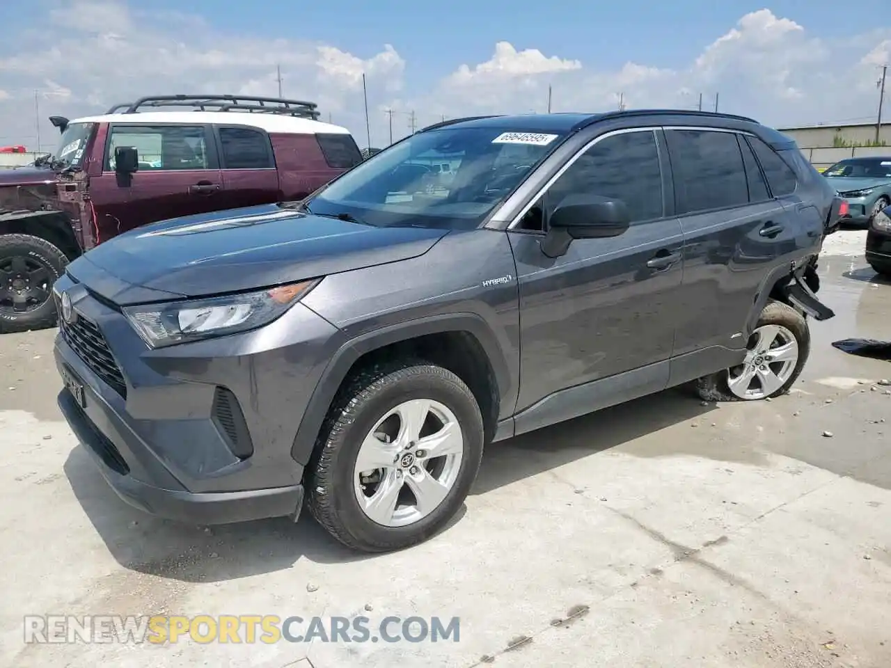 1 Photograph of a damaged car 4T3LWRFV3MU048175 TOYOTA RAV4 2021