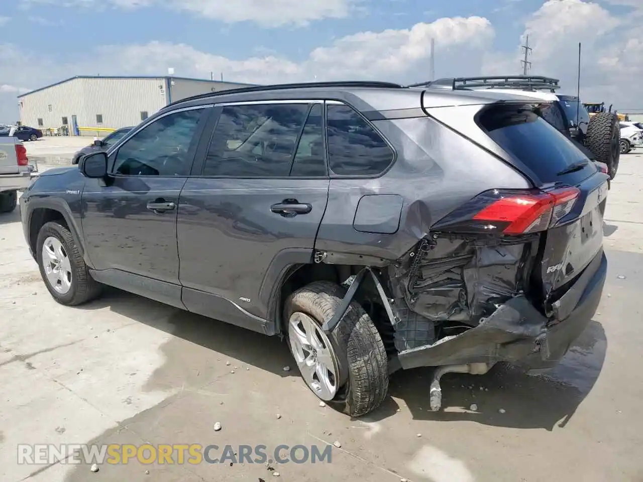 2 Photograph of a damaged car 4T3LWRFV3MU048175 TOYOTA RAV4 2021
