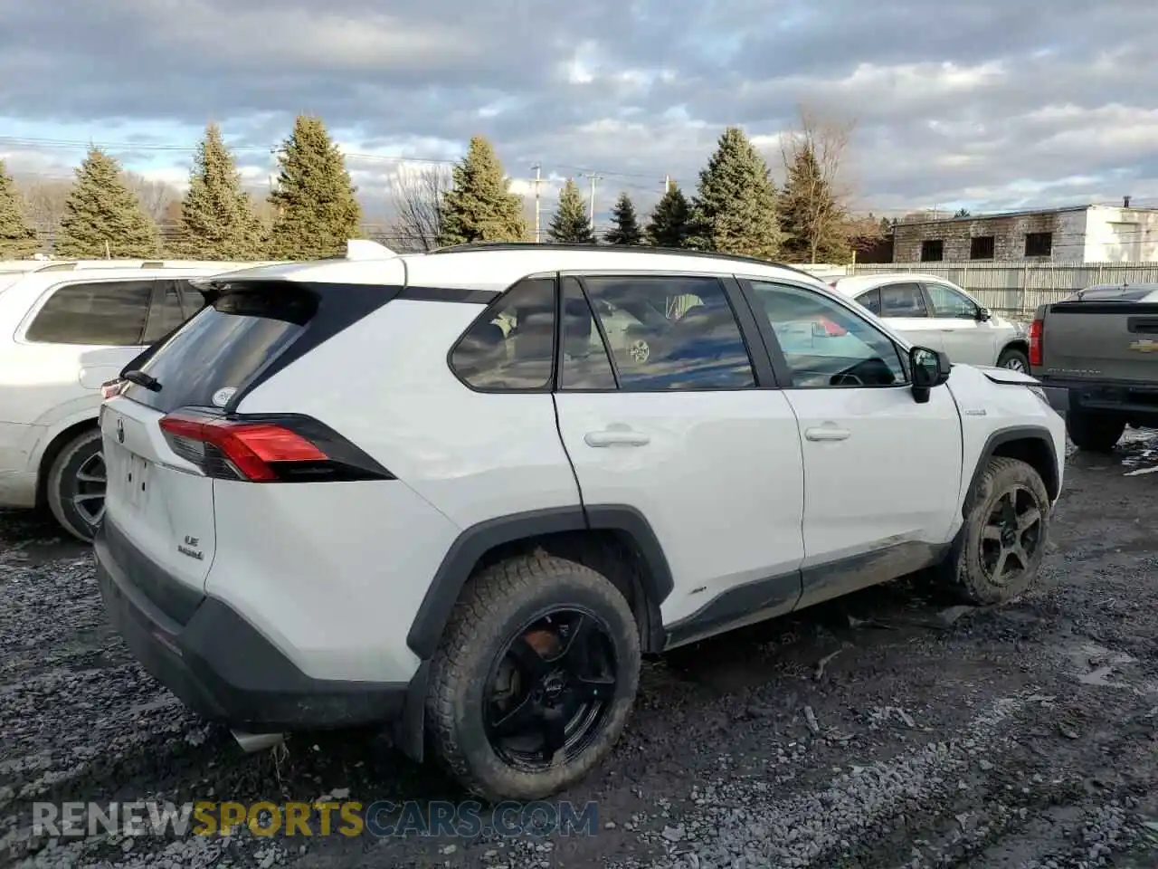 3 fotografías del automóvil dañado 4T3LWRFV4MU044491 TOYOTA RAV4 2021