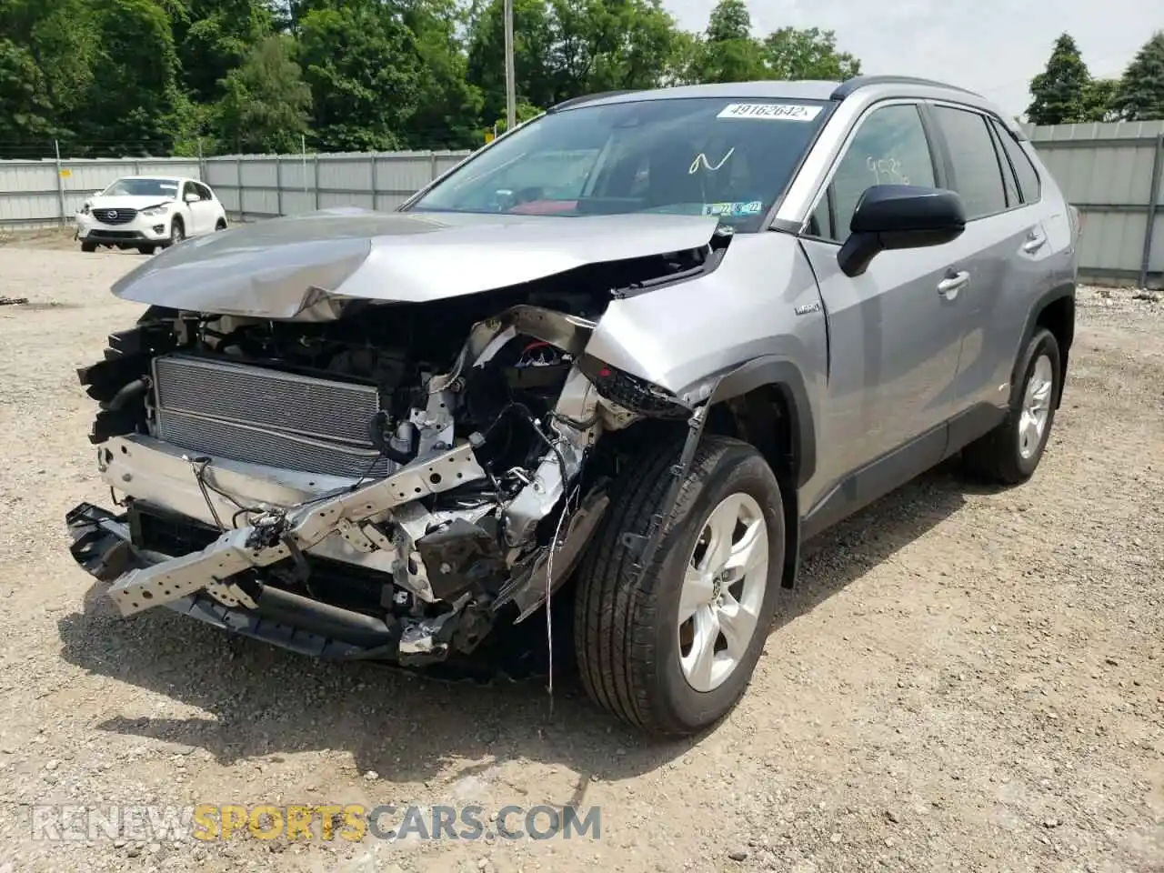 2 Photograph of a damaged car 4T3LWRFV5MU018059 TOYOTA RAV4 2021