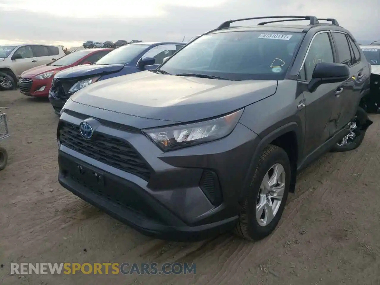 2 fotografías del automóvil dañado 4T3LWRFV6MU014246 TOYOTA RAV4 2021