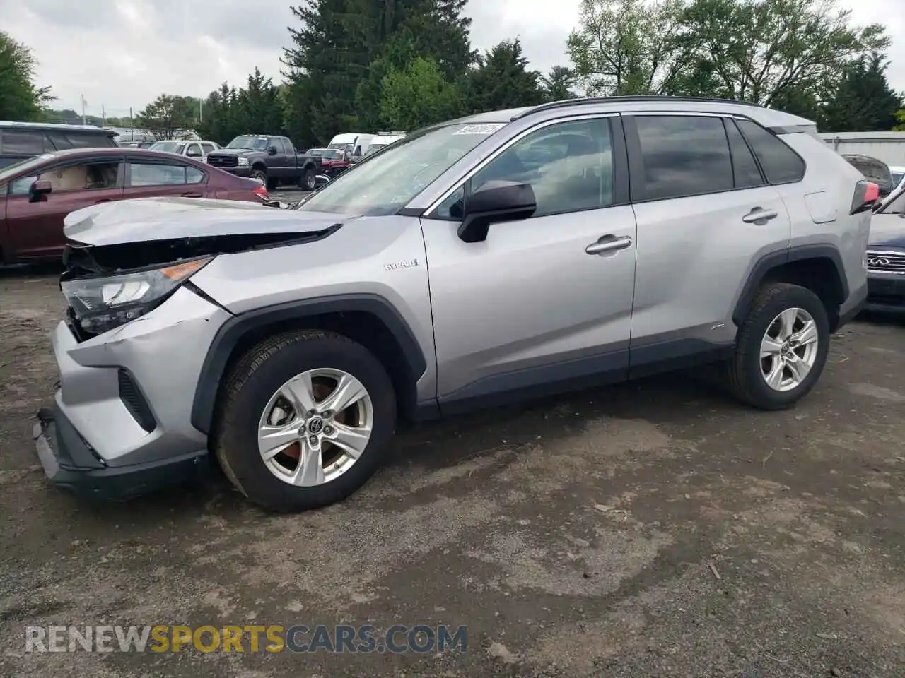 1 Photograph of a damaged car 4T3LWRFV6MU045710 TOYOTA RAV4 2021