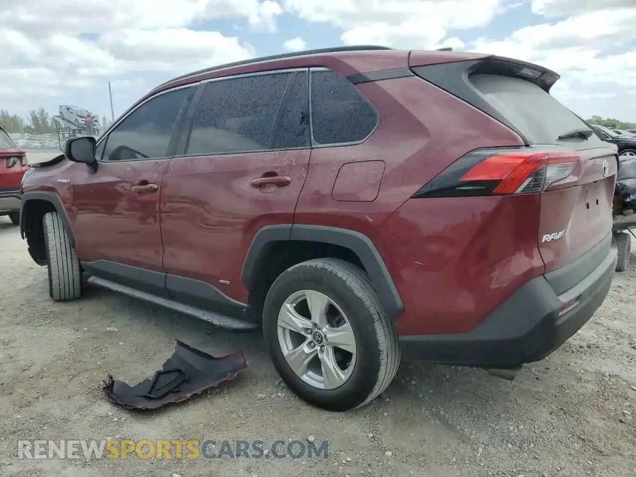 2 Photograph of a damaged car 4T3LWRFV8MU048107 TOYOTA RAV4 2021