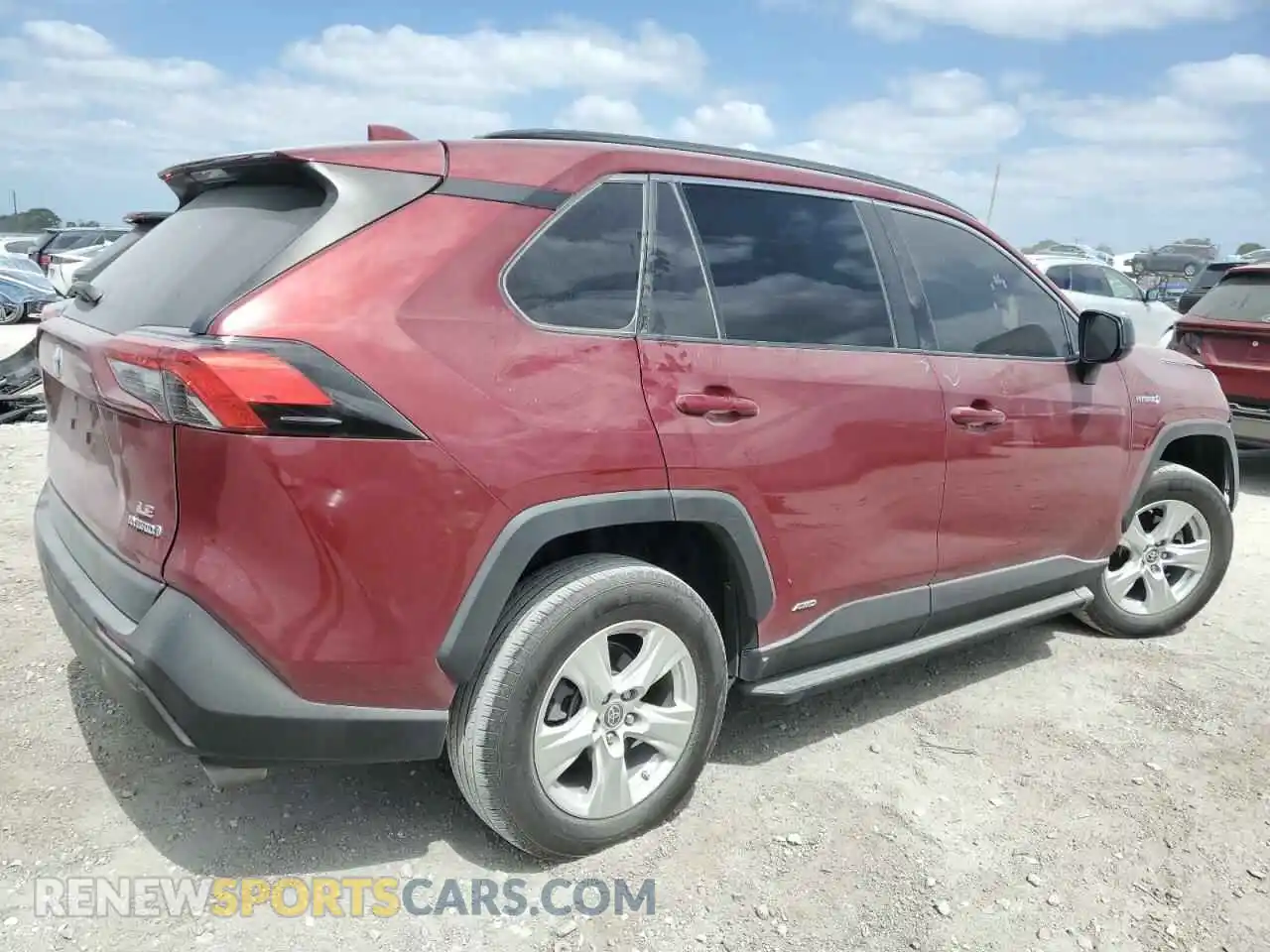3 Photograph of a damaged car 4T3LWRFV8MU048107 TOYOTA RAV4 2021