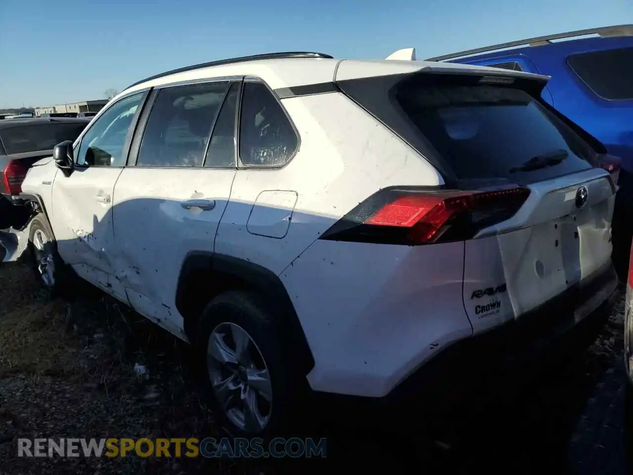 2 Photograph of a damaged car 4T3LWRFV9MU025368 TOYOTA RAV4 2021