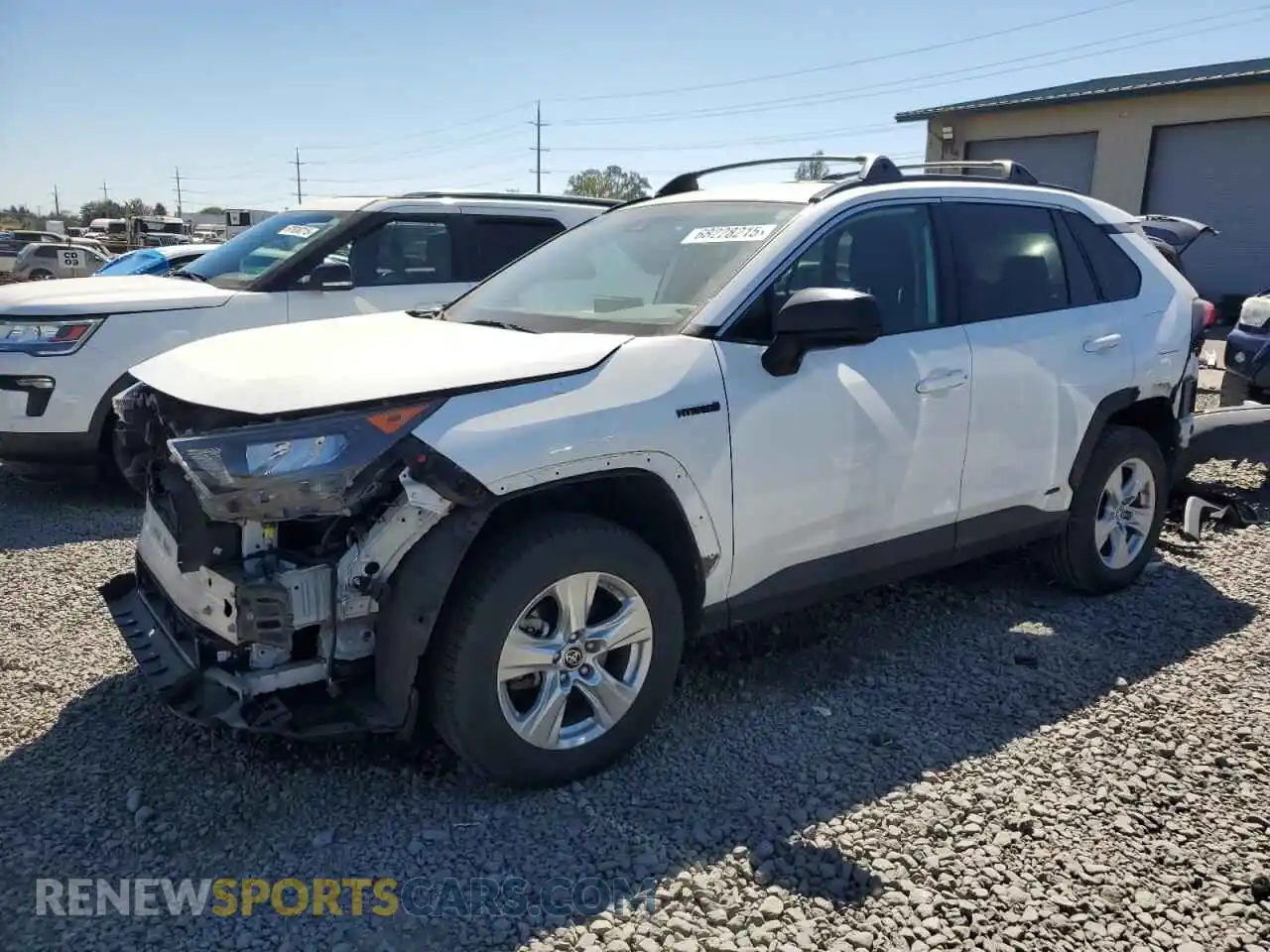 1 Photograph of a damaged car 4T3LWRFVXMU041286 TOYOTA RAV4 2021