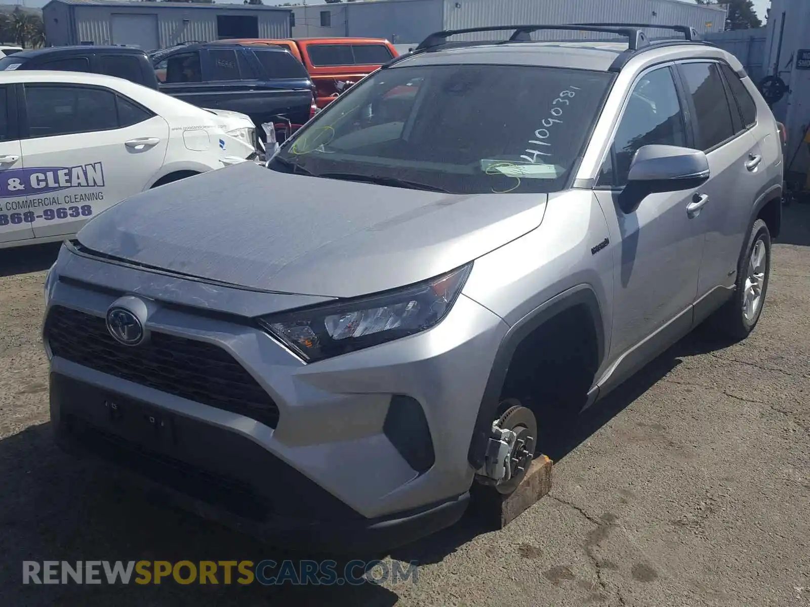 2 Photograph of a damaged car 4T3M6RFV4MU014153 TOYOTA RAV4 2021