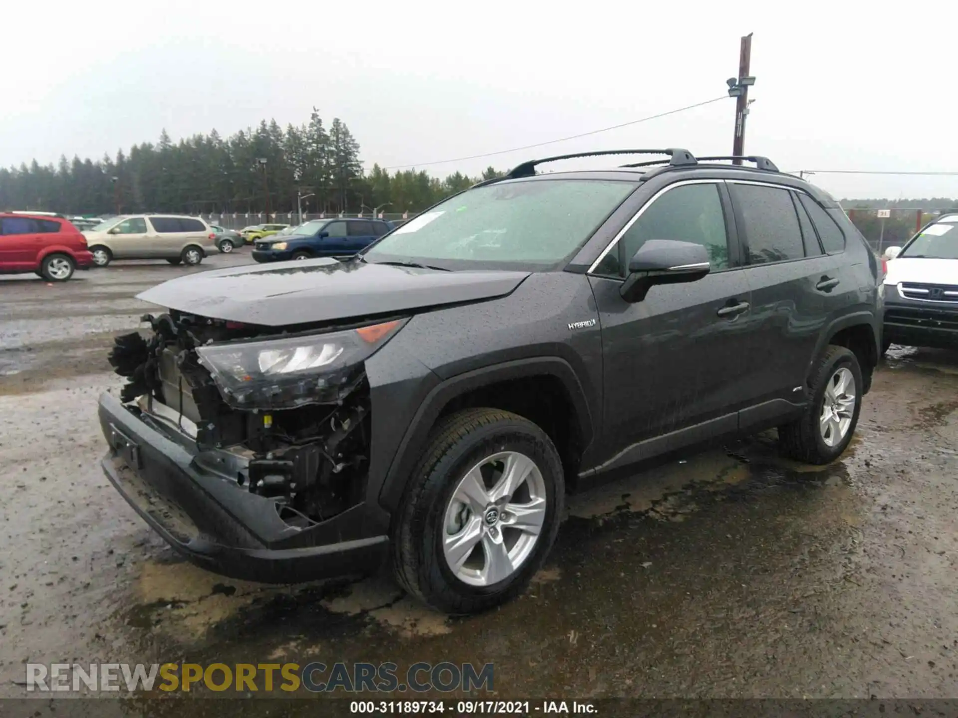 2 Photograph of a damaged car 4T3M6RFV5MU026697 TOYOTA RAV4 2021