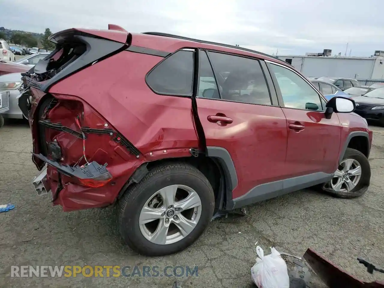 3 Photograph of a damaged car 4T3M6RFV6MU013635 TOYOTA RAV4 2021