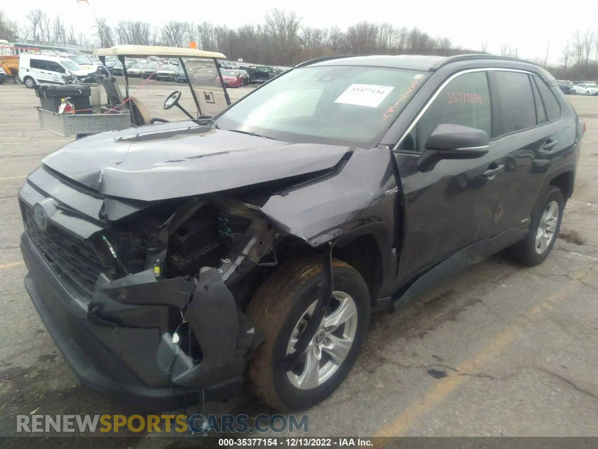 2 Photograph of a damaged car 4T3MWRFV8MU019260 TOYOTA RAV4 2021