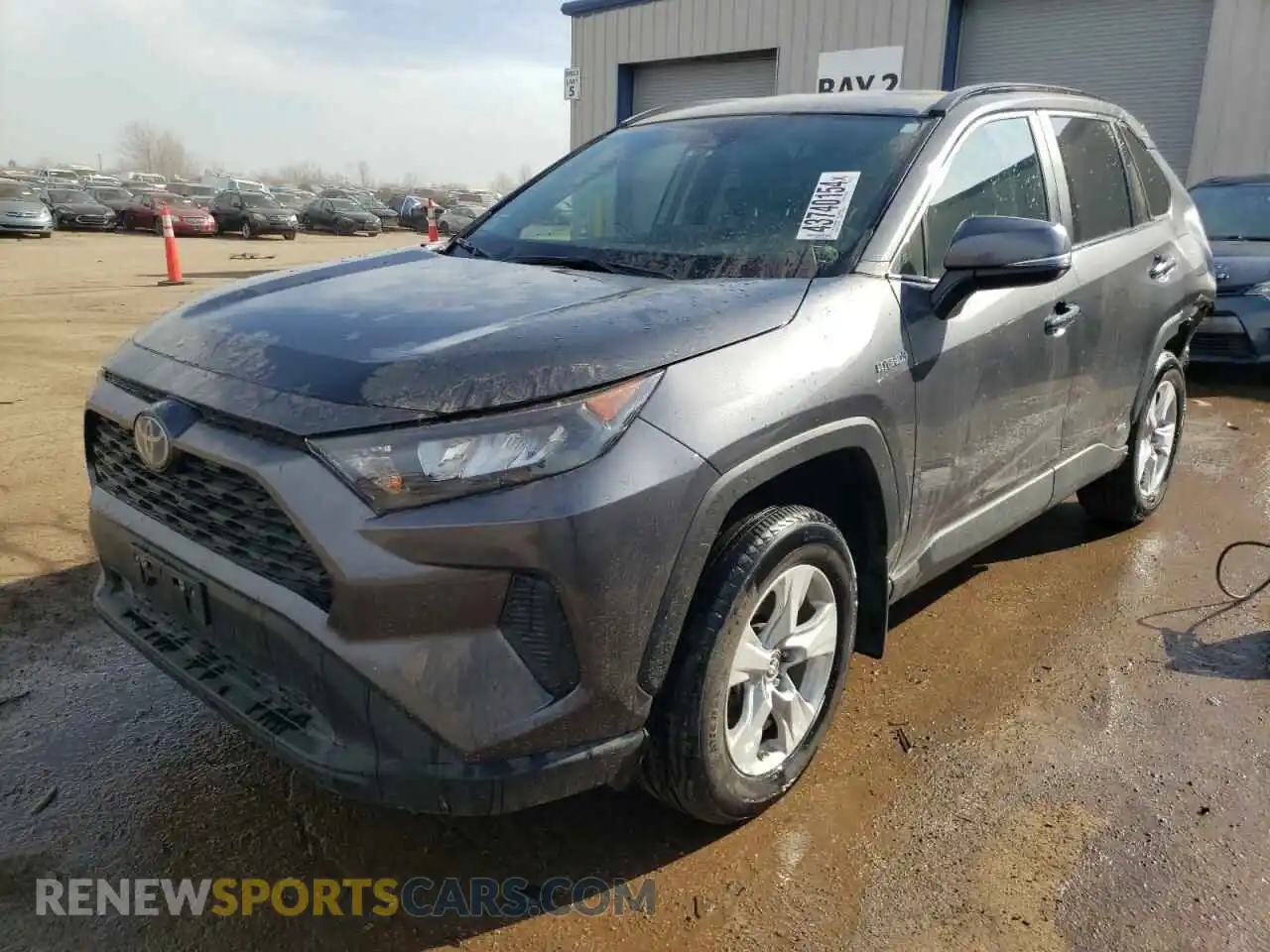 1 Photograph of a damaged car 4T3MWRFV8MU036074 TOYOTA RAV4 2021
