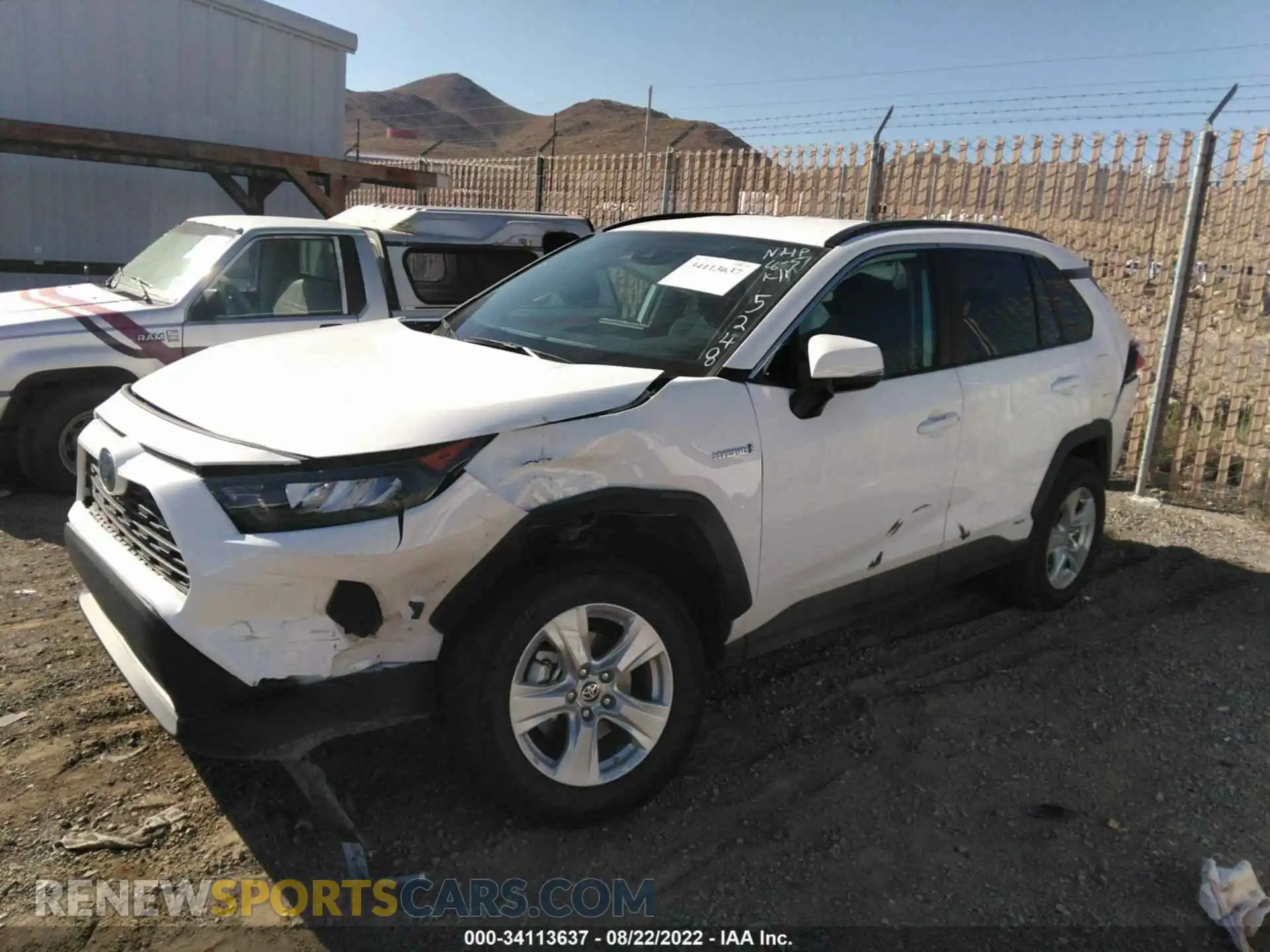 2 Photograph of a damaged car 4T3MWRFV9MU015248 TOYOTA RAV4 2021
