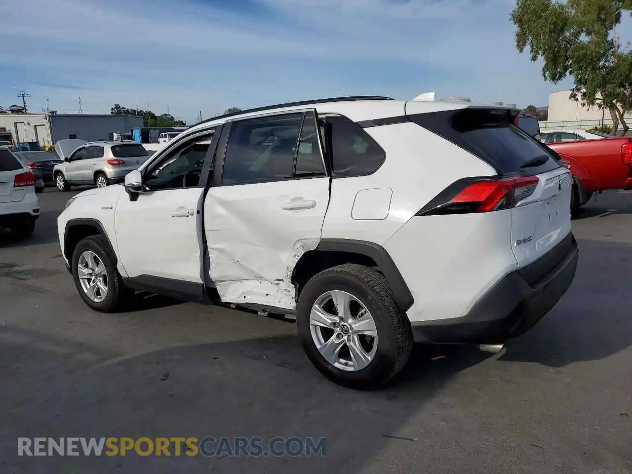 2 Photograph of a damaged car 4T3MWRFVXMU045441 TOYOTA RAV4 2021