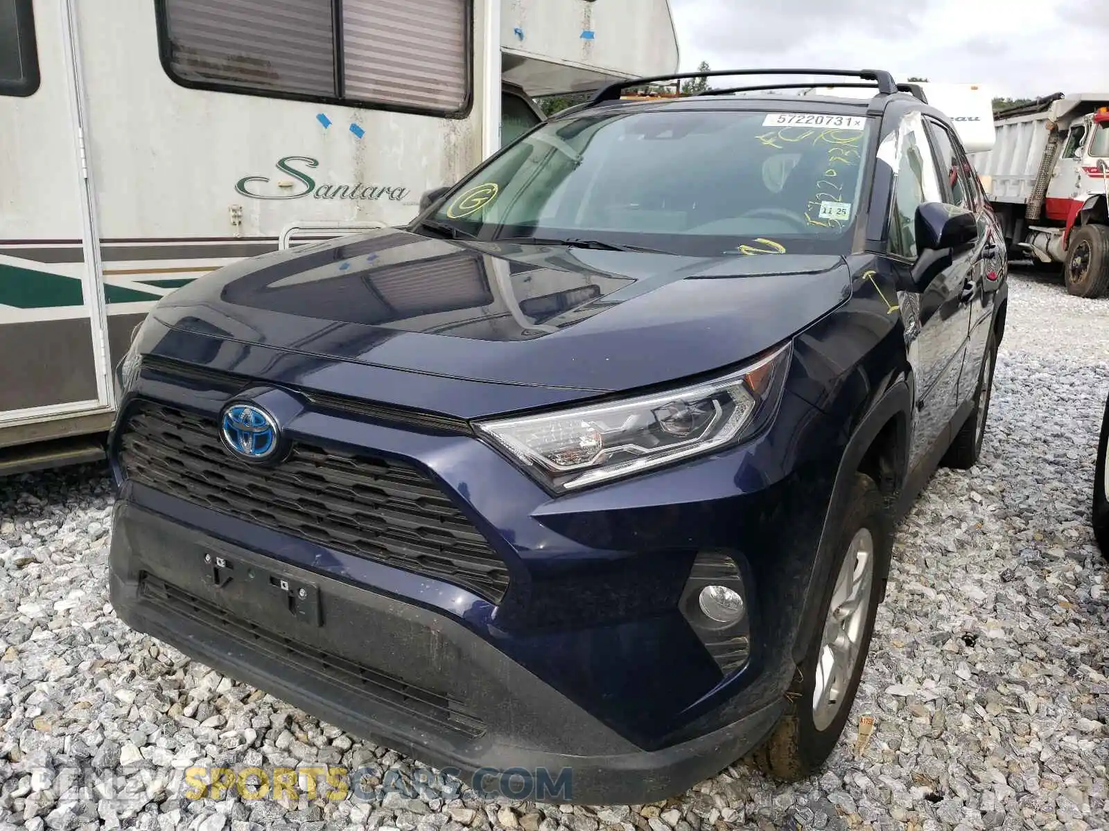 2 fotografías del automóvil dañado 4T3R6RFV0MU013071 TOYOTA RAV4 2021