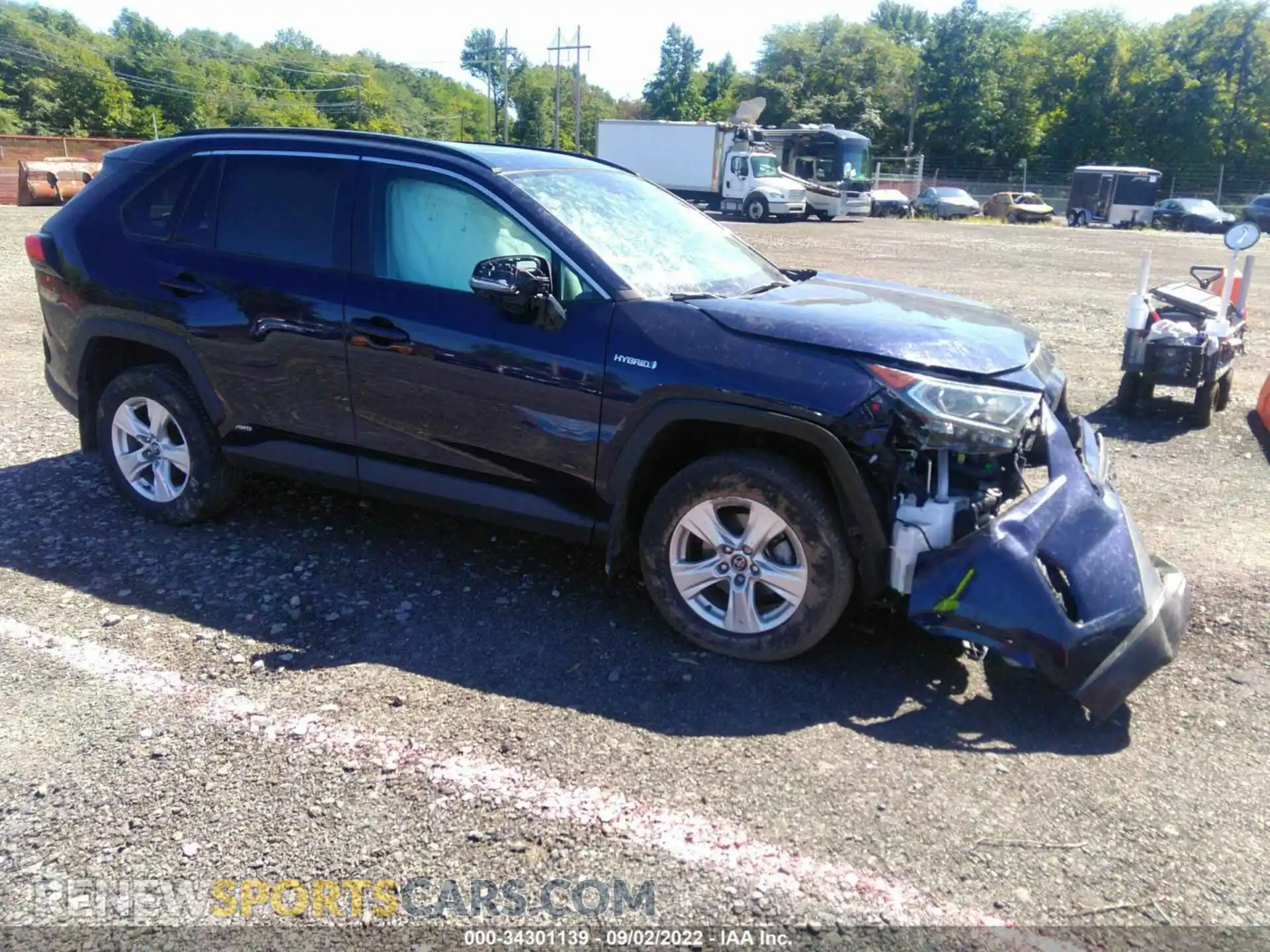 1 Photograph of a damaged car 4T3R6RFV1MU014780 TOYOTA RAV4 2021