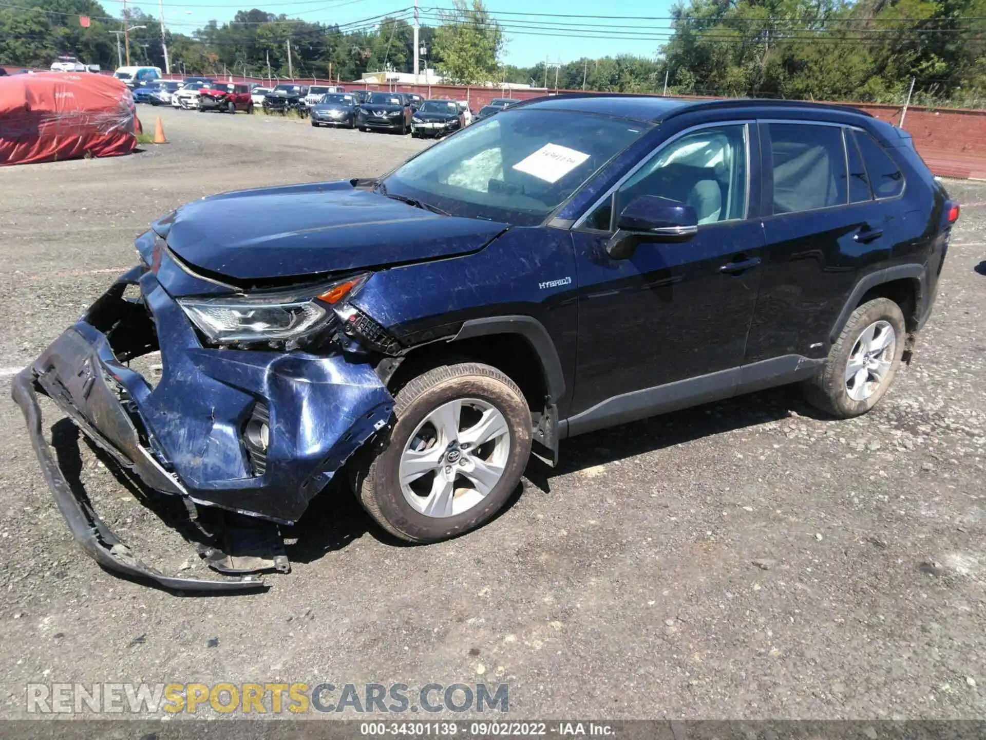 2 Photograph of a damaged car 4T3R6RFV1MU014780 TOYOTA RAV4 2021