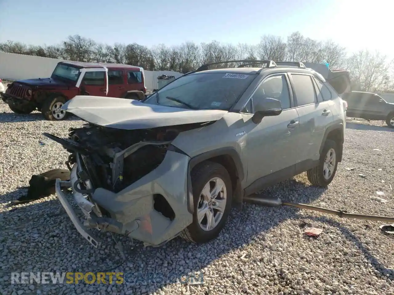 2 fotografías del automóvil dañado 4T3R6RFV5MU029167 TOYOTA RAV4 2021