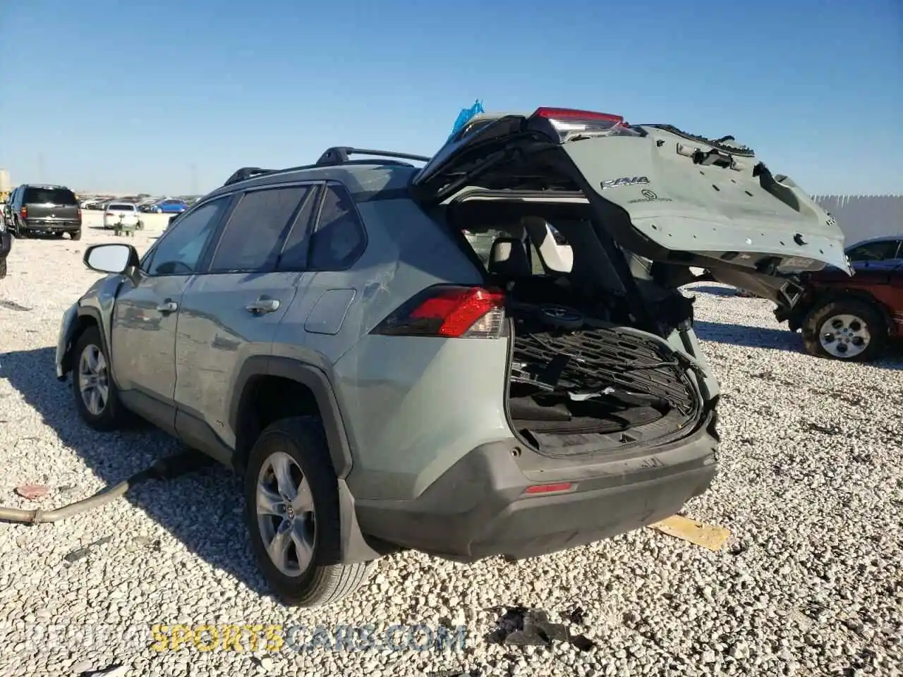 3 fotografías del automóvil dañado 4T3R6RFV5MU029167 TOYOTA RAV4 2021
