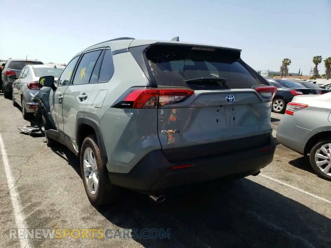 3 fotografías del automóvil dañado 4T3R6RFV6MU021319 TOYOTA RAV4 2021