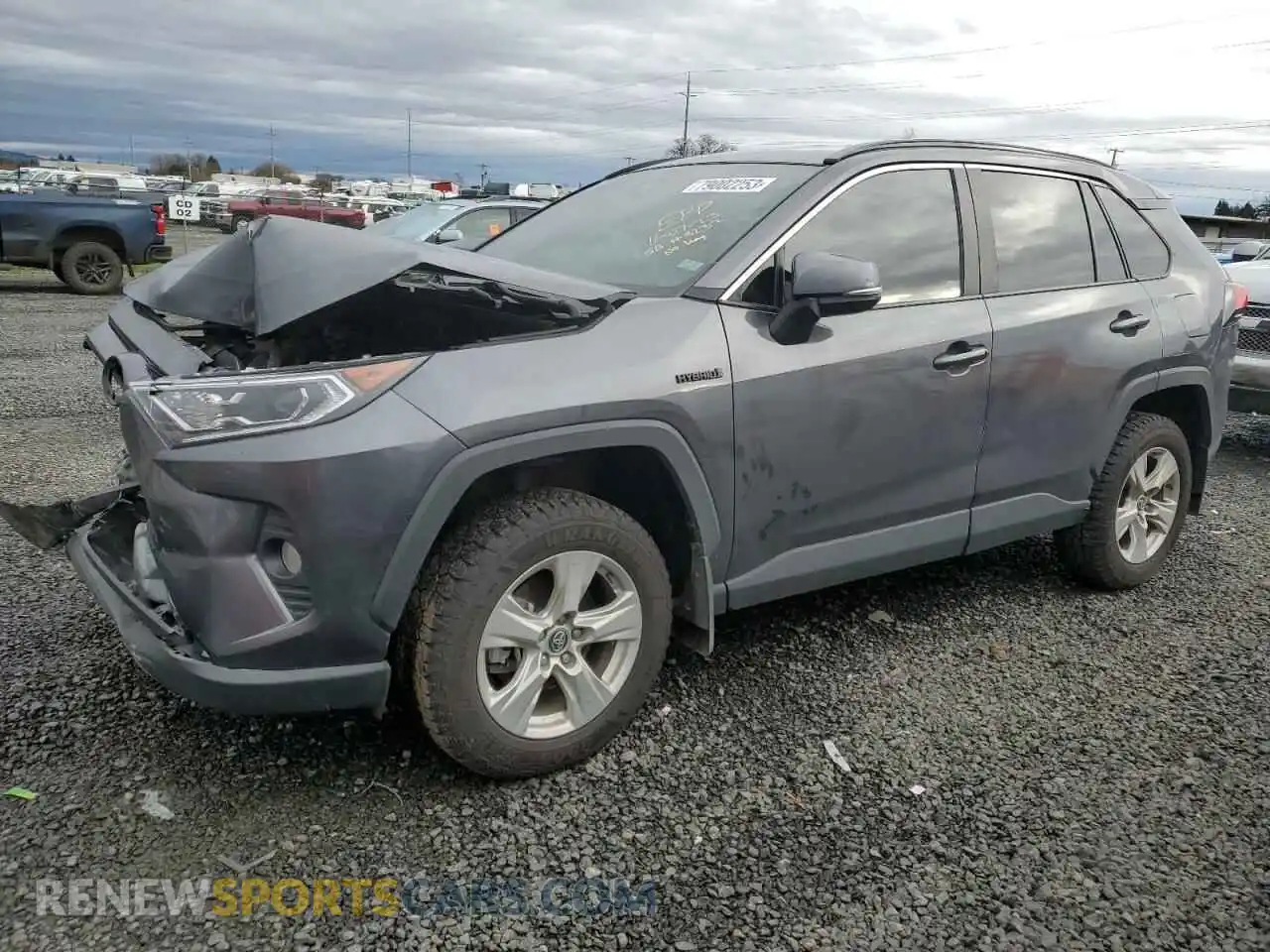 1 Photograph of a damaged car 4T3R6RFV7MU021930 TOYOTA RAV4 2021