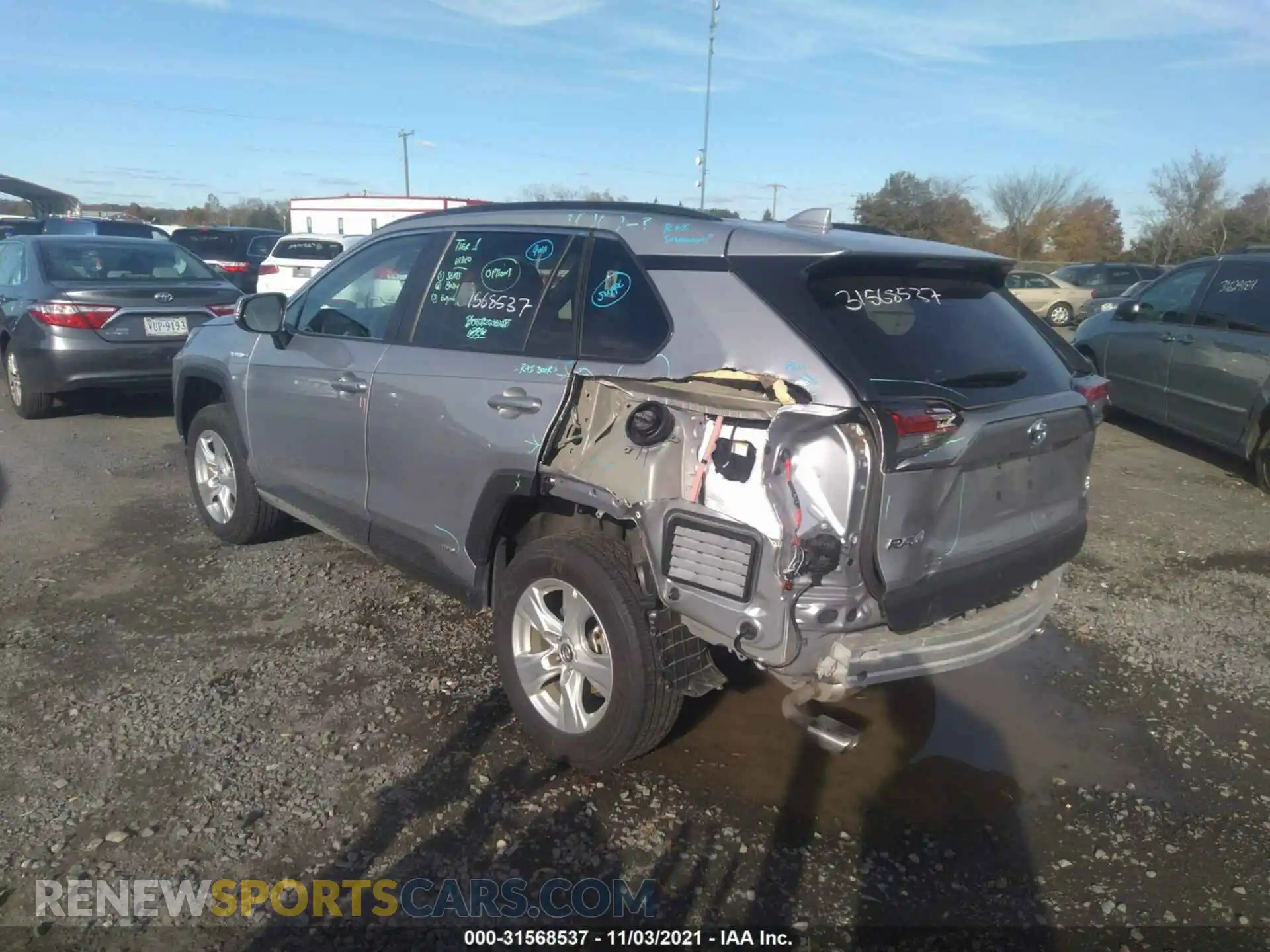 3 Photograph of a damaged car 4T3R6RFV8MU011925 TOYOTA RAV4 2021