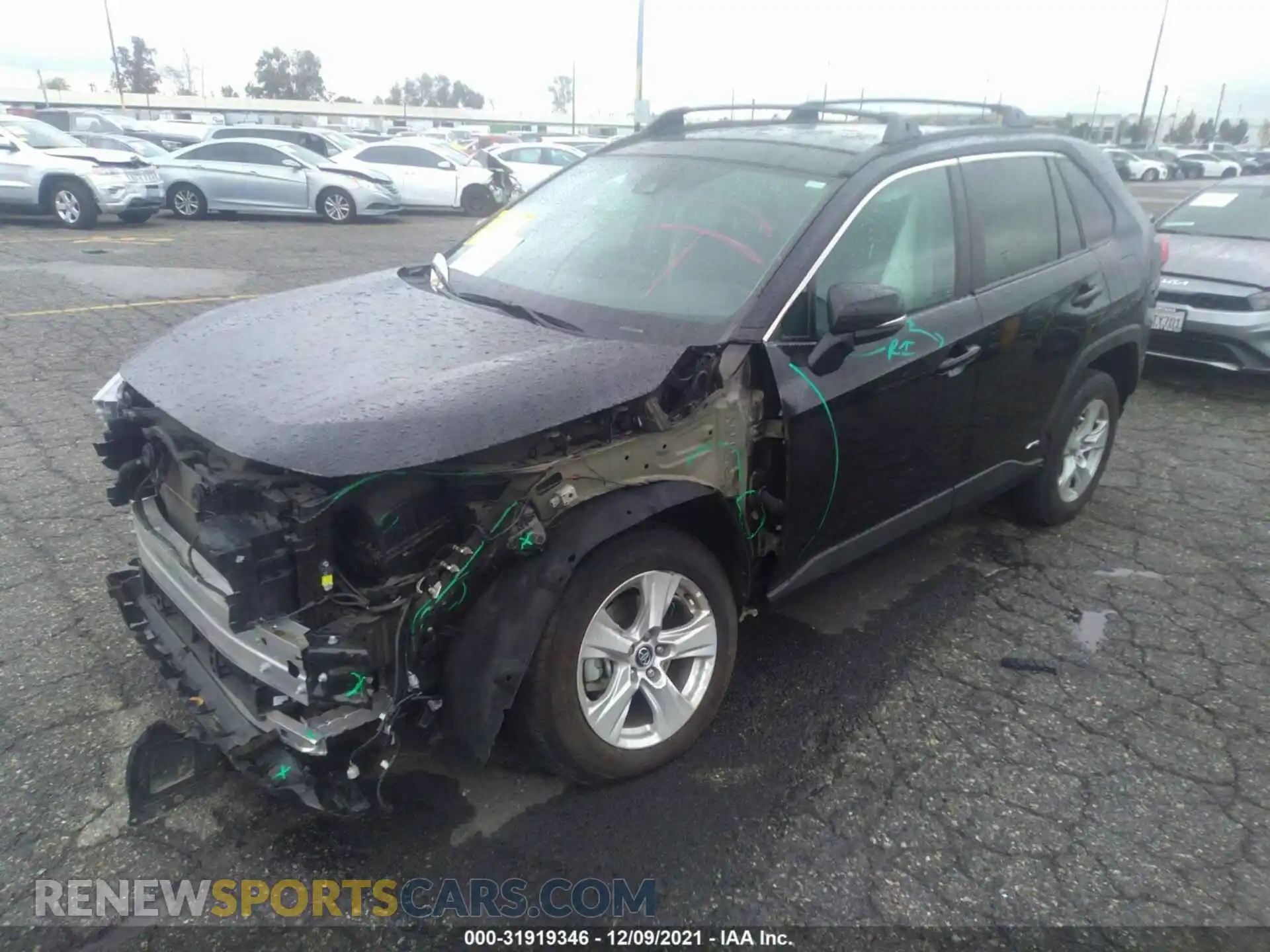 2 Photograph of a damaged car 4T3R6RFVXMU007911 TOYOTA RAV4 2021