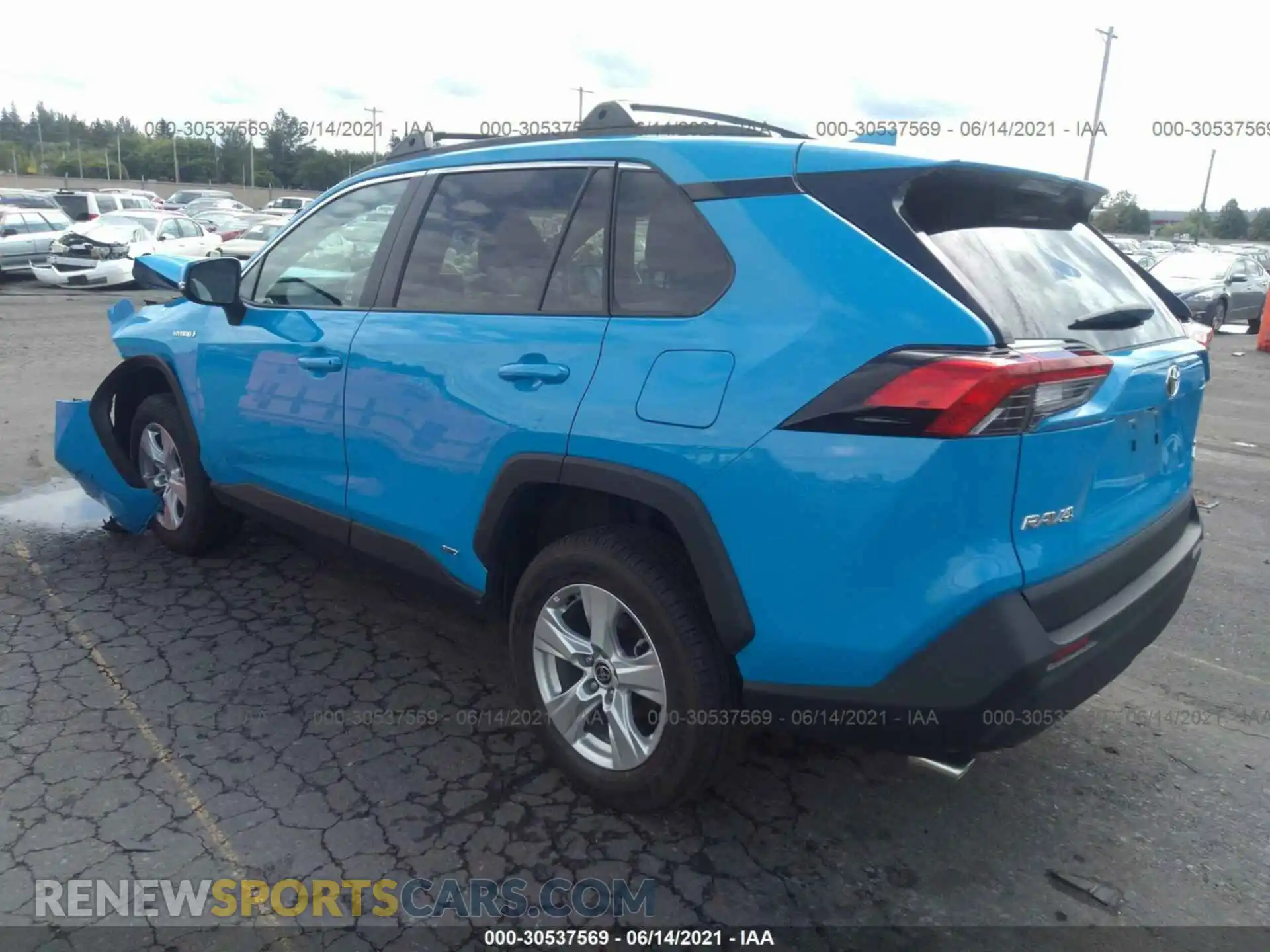 3 Photograph of a damaged car 4T3R6RFVXMU028077 TOYOTA RAV4 2021